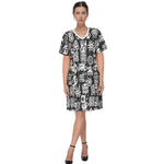 ADINKRA MXBLC Women's Round Neck Dress