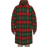 LCC PLAID RBG Unisex Long Down Jacket