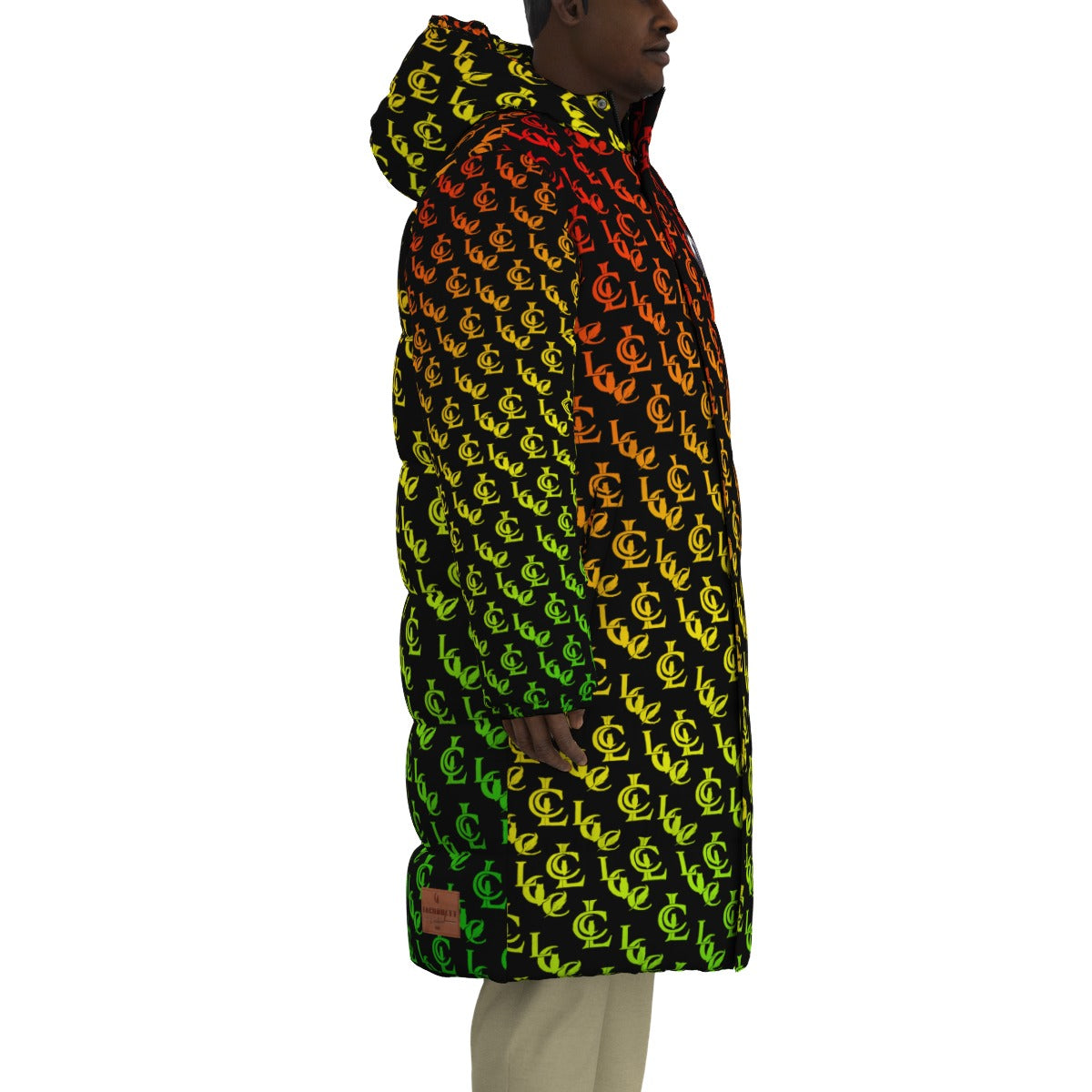 NEW RICH RASTABLC Unisex Long Down Jacket