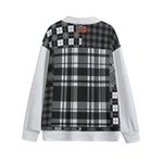 FLEXIN FLANNEL WHT Unisex Cardigan With Button Closure
