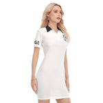 GET YA WALK ON Women's Polo Collar Dress