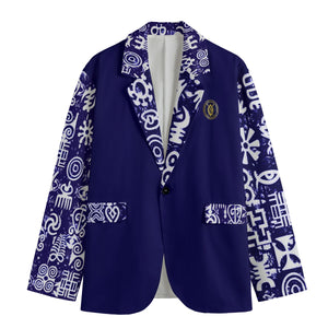 ADINKRA MXBLUE1 Men's Casual Blazer
