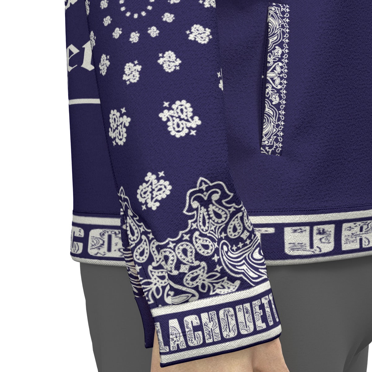 BANDANA V.I.P NAVY Unisex Lapel Jacket