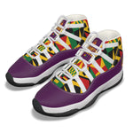 KENTE BUTAN PRPLE High Top Basketball Shoes