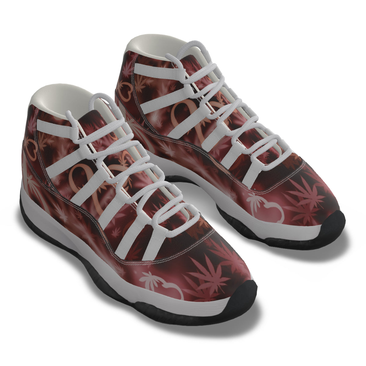 INFINITY RED High Top Basketball Shoes