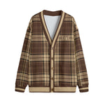 BROWNSIDE Unisex V-neck Cardigan With Button Closure