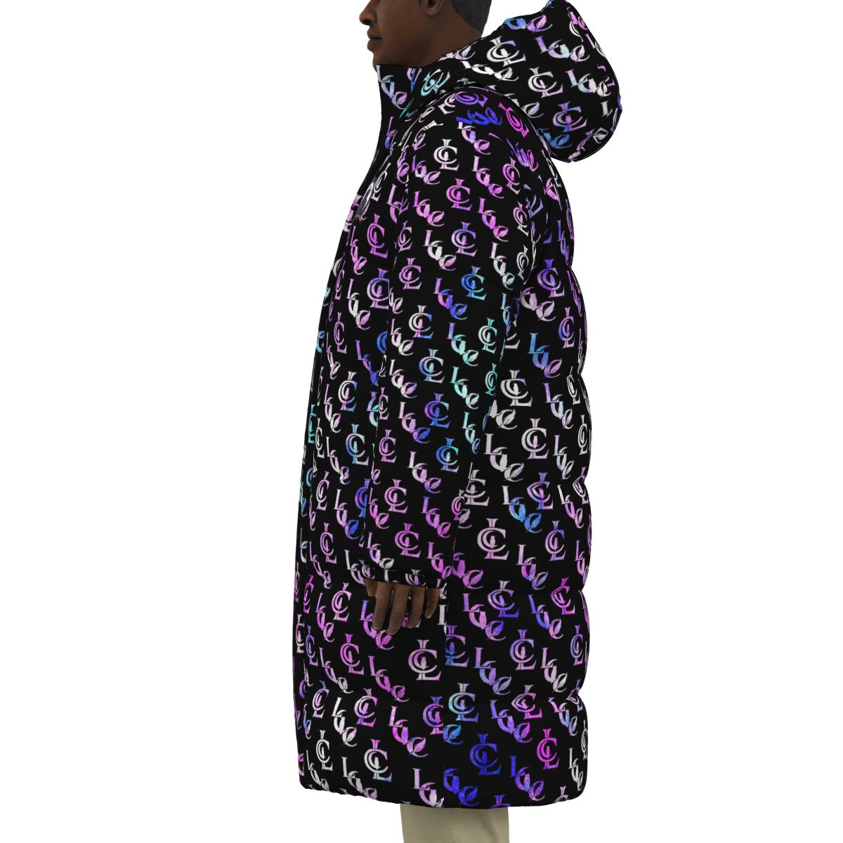 NEW RICH COLORWHTBLC Unisex Long Down Jacket
