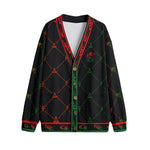 A.U.S RBG DELUXE BLC Unisex Cardigan With Button Closure