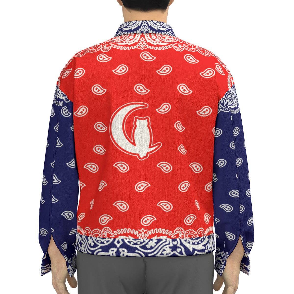 BANDANA FULLY GANG UNIT Unisex Lapel Jacket