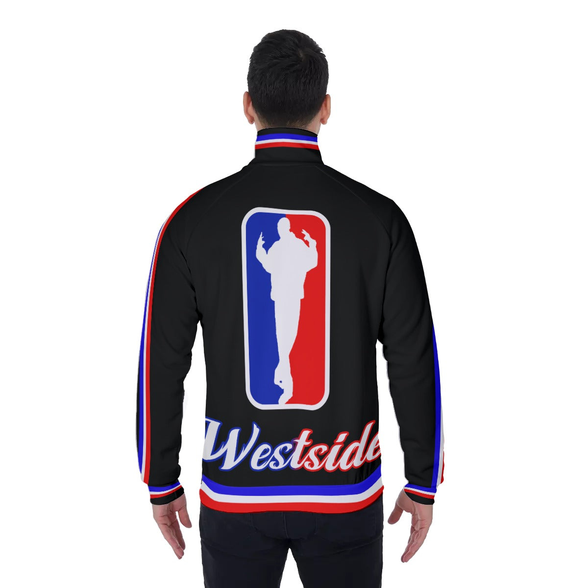 WESTSIDE BLC Men's Stand Collar Jacket