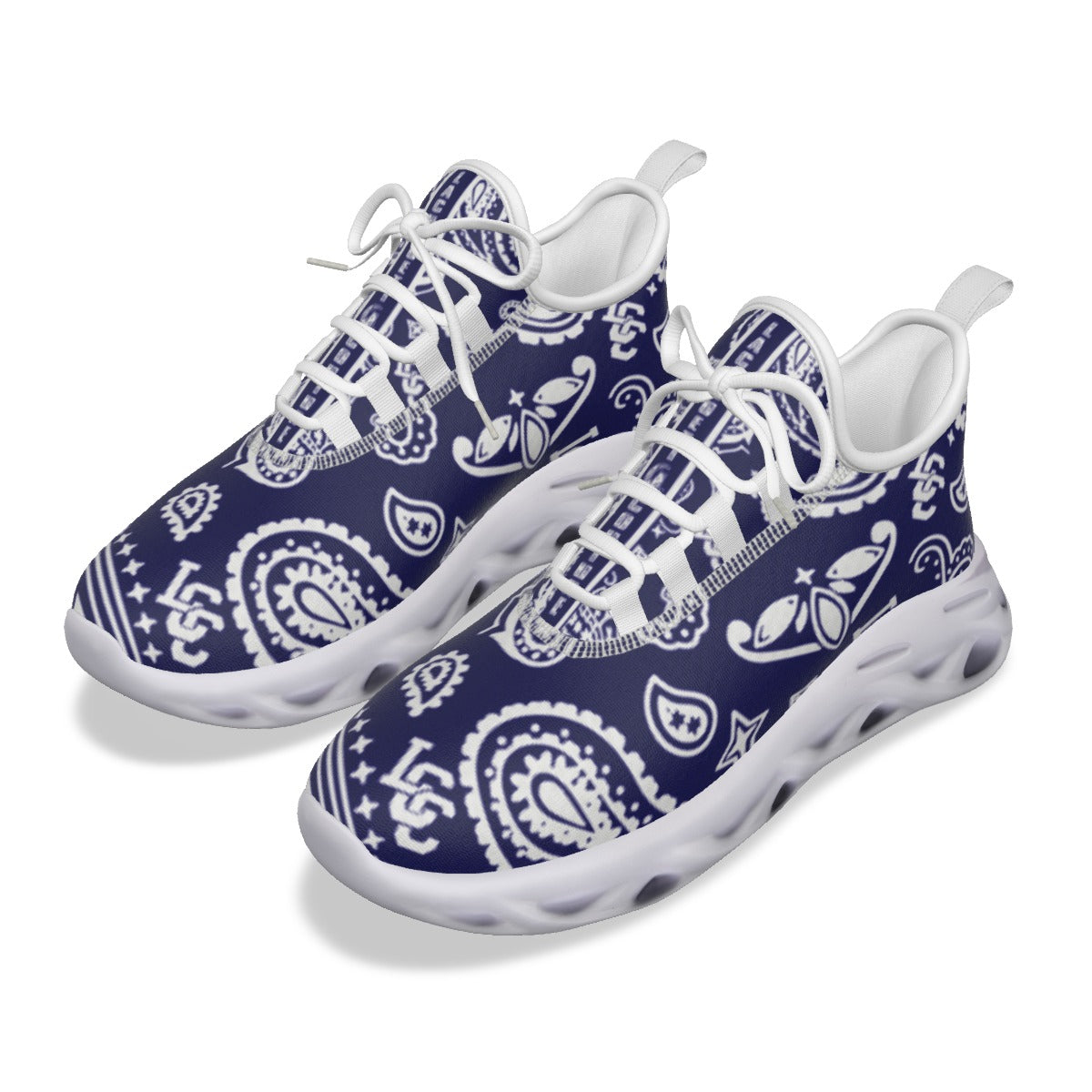BANDANA PAISLEY NAVY Women's Sports Shoes