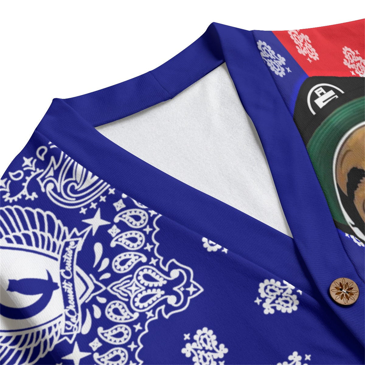 NIPSEY GANG UNITY Unisex V-neck Cardigan With Button Closure