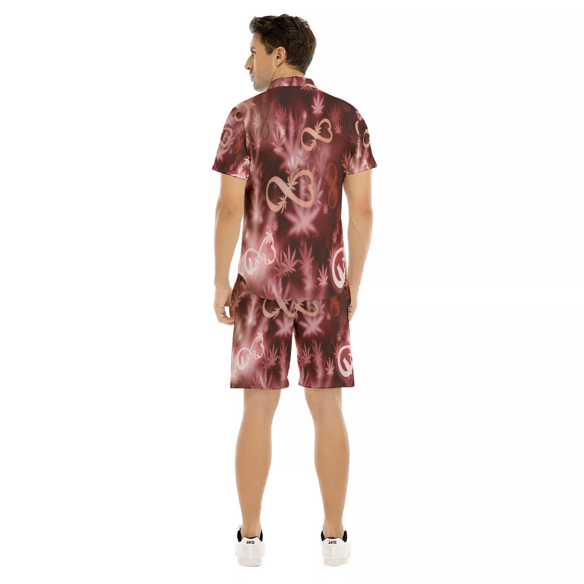 INFINITY RED Men's Short Sleeve Shirt Sets