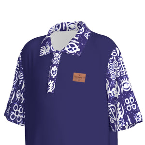 ADINKRA MXBLUE Teenage Polo Jersey