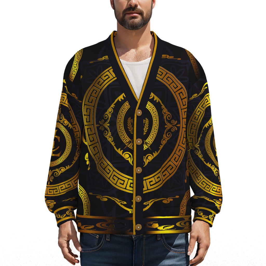 LCC RICH BLC Unisex V-neck Cardigan