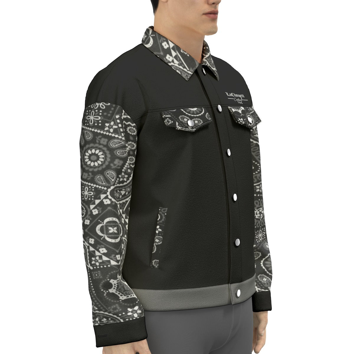 BANDANA VIRAL BLC Unisex Lapel Jacket