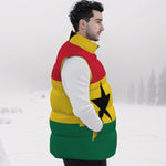 GHANA FLAG Unisex Down Vest