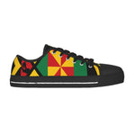 KENTE BUTAN Women's Low Canvas Shoes