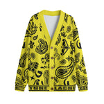 BANDANA PAISLEY L.K Unisex Cardigan With Button Closure