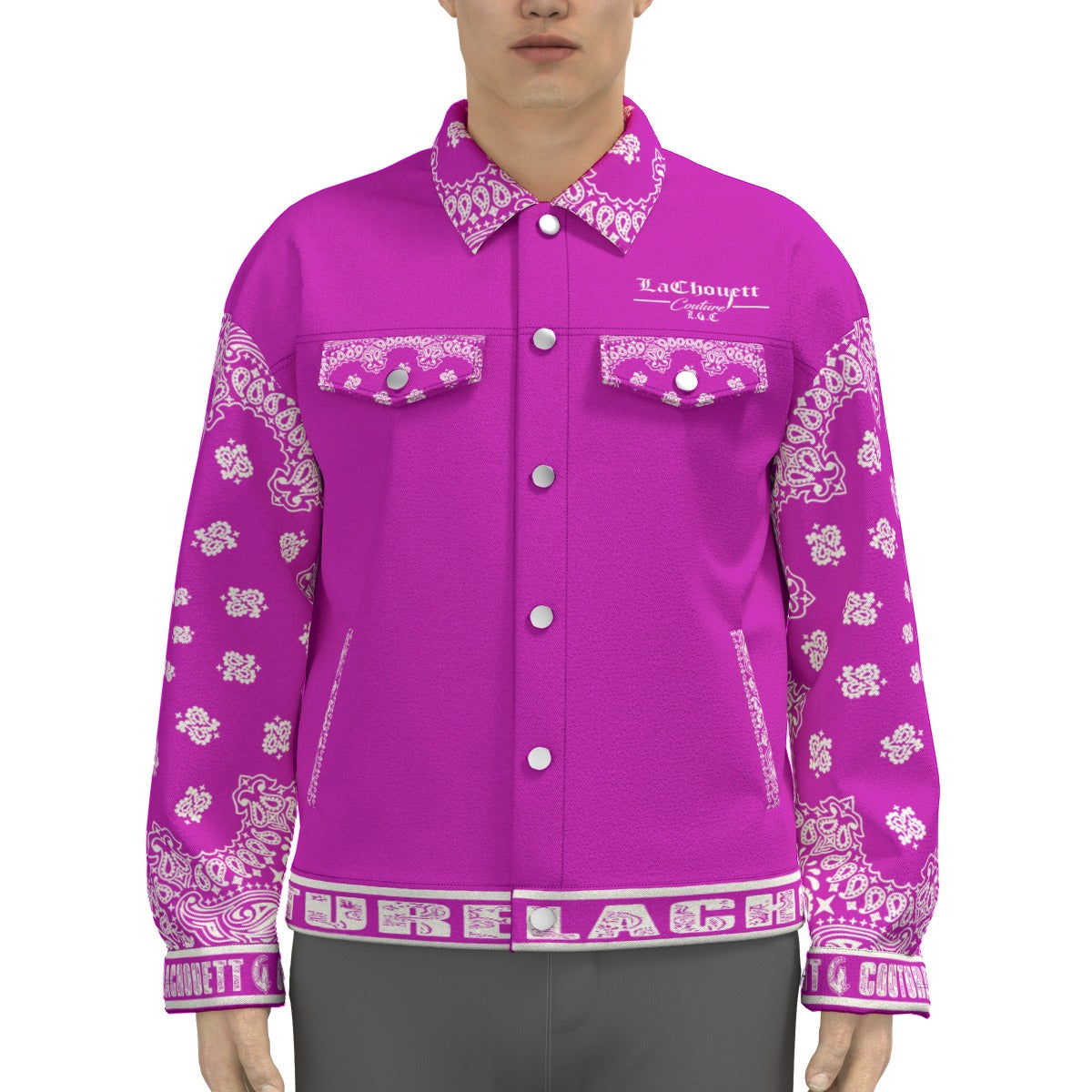 BANDANA V.I.P GRAPES Unisex Lapel Jacket