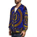 LCC RICH BLUE Unisex V-neck Cardigan