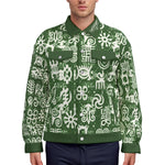 ADINKRA MIXKAKI Unisex Lapel Jacket