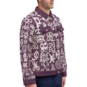 ADINKRA MIXGRAPES Unisex Lapel Jacket