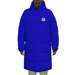 LCC BLUE Unisex Long Down Jacket