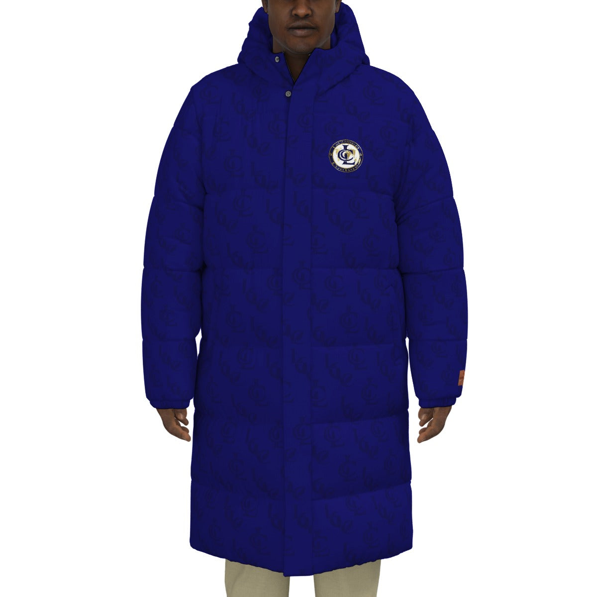 LCC NAVY Unisex Long Down Jacket
