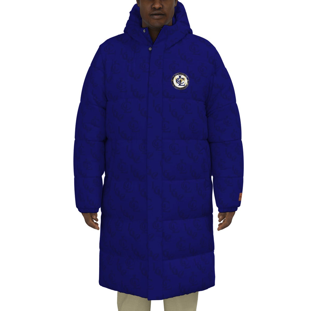 LCC NAVY Unisex Long Down Jacket