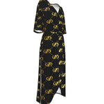 EXCELLENCE BLC Women's Short Sleeve V-neck Dress