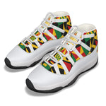 KENTE BUTAN WHT High Top Basketball Shoes