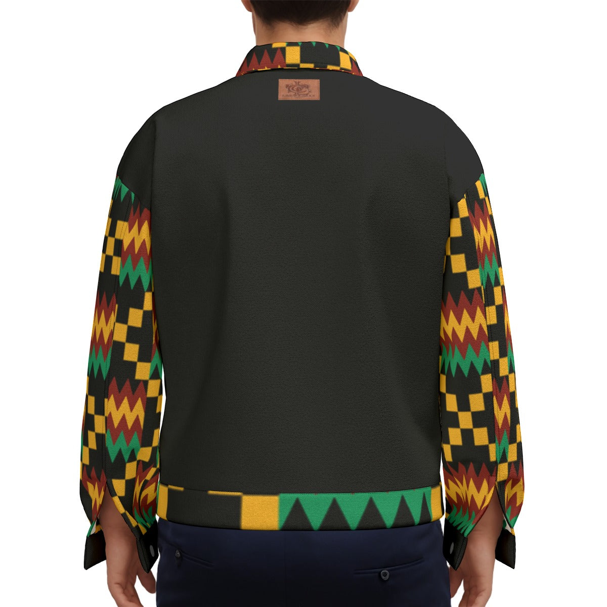 KENTE GHANA Unisex Lapel Jacket