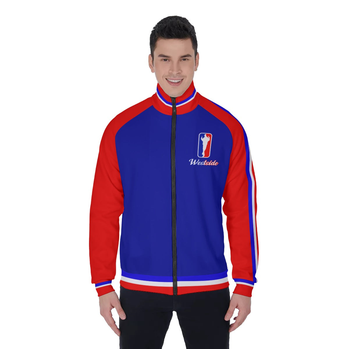 WESTSIDE UNITY Men's Stand Collar Jacket