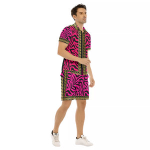 PRIVILEGE PRPLE Men's Short Sleeve Shirt Sets