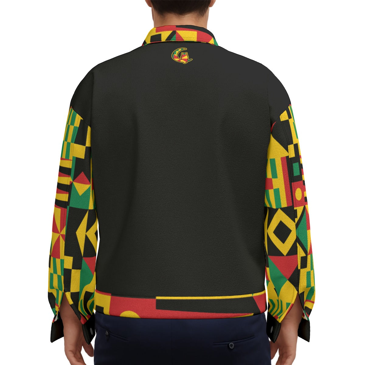 KENTE BUTAN Unisex Lapel Jacket