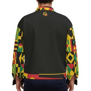 KENTE BUTAN Unisex Lapel Jacket