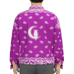 BANDANA FULLY GRAPES Unisex Lapel Jacket