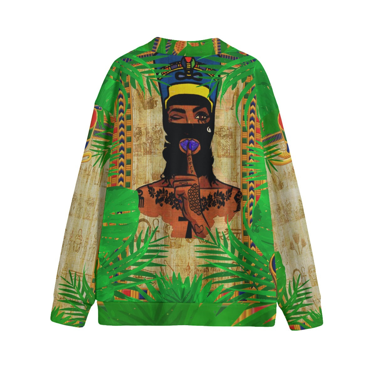 SKI MASK KWEEN Unisex V-neck Cardigan With Button Closure