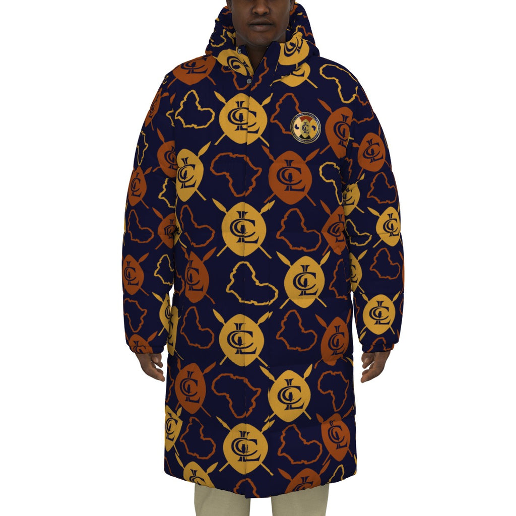 LCC WARRIOR NAVY Unisex Long Down Jacket