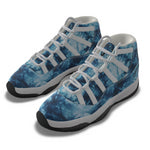 TIE DYE BLUE High Top Basketball Shoes