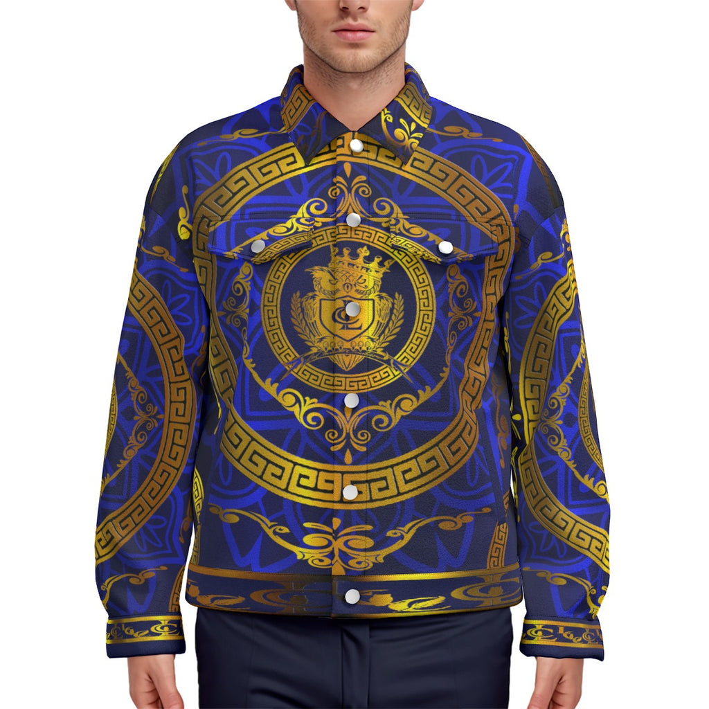 LCC RICH BLUE Unisex Lapel Jacket