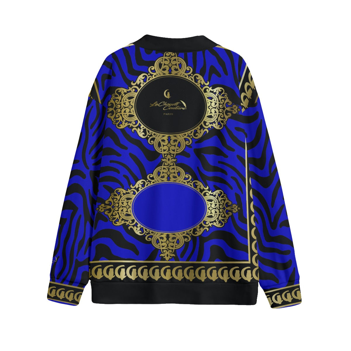 PRIVILEG BLUE Unisex V-neck Cardigan With Button Closure