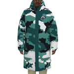 CAMOUFLAGE MORPH Unisex Long Down Jacket