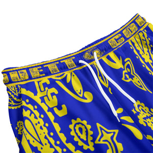 BANDANA PAISLEY SLAUSON Unisex Knitted Fleece Pants