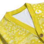 BANDANA MIX L.K Unisex V-neck Cardigan With Button Closure