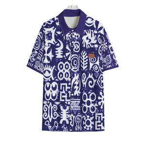ADINKRA MXBLUE Men's Shirt With Pocket