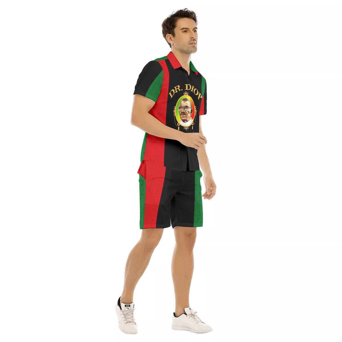 DR DIOP RBG Men's Short Sleeve Shirt Sets