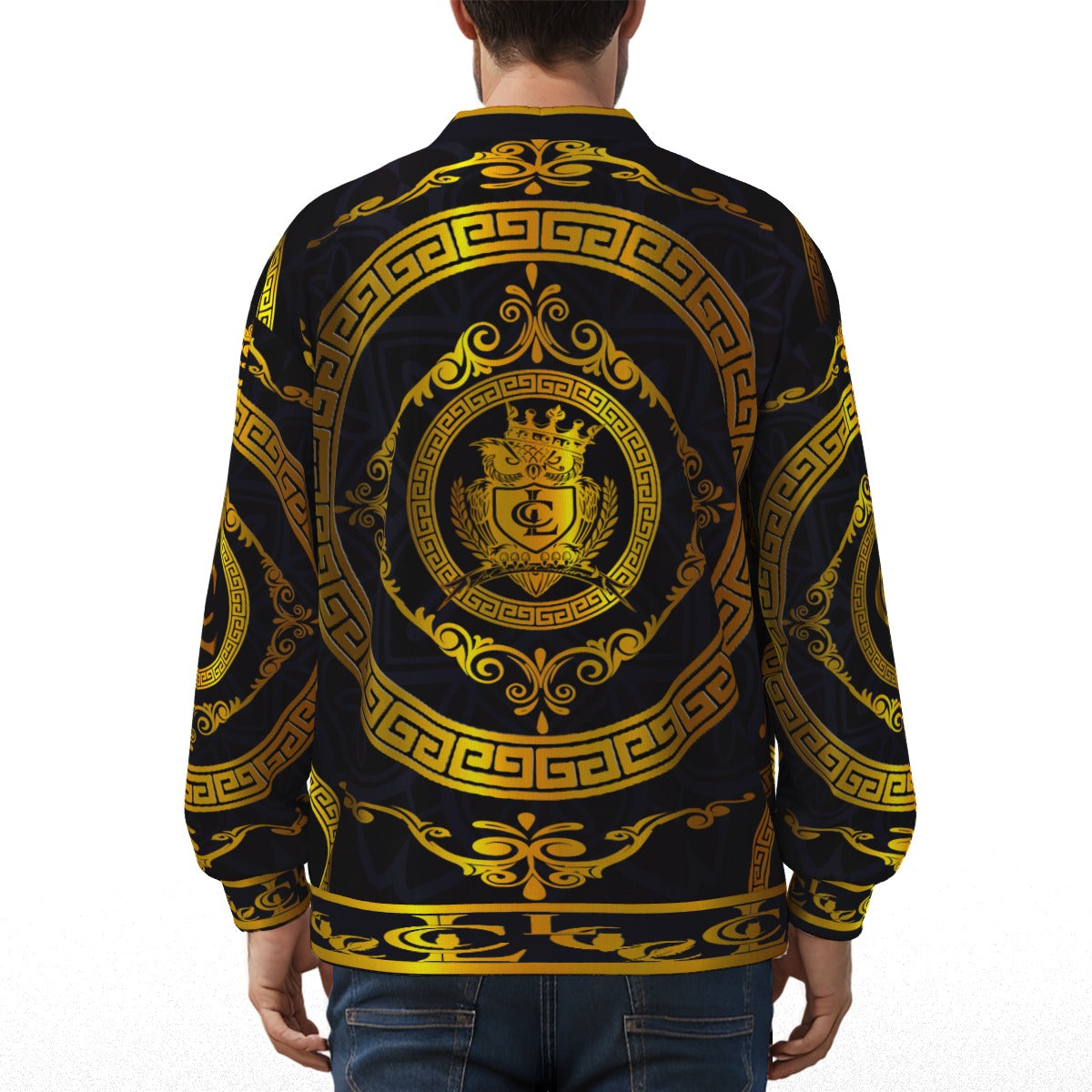 LCC RICH BLC Unisex V-neck Cardigan