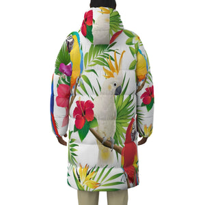 TROPICAL Unisex Long Down Jacket